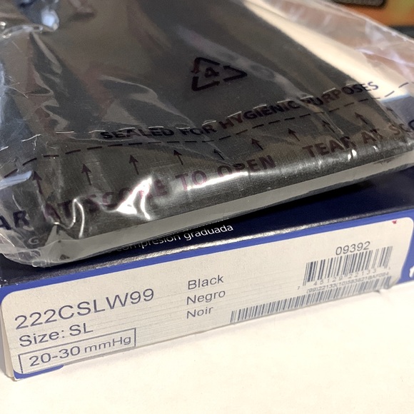 ✨SIGVARIS Sea Island Cotton Medical Socks Compression Socks Sz SL - Picture 2 of 6